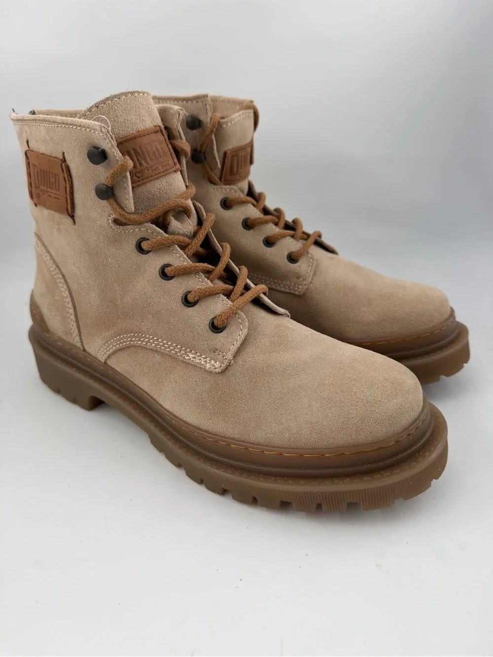 Dingo Men’s High Country -SZ 10- Natural (Tan) Suede Ankle Work Boots